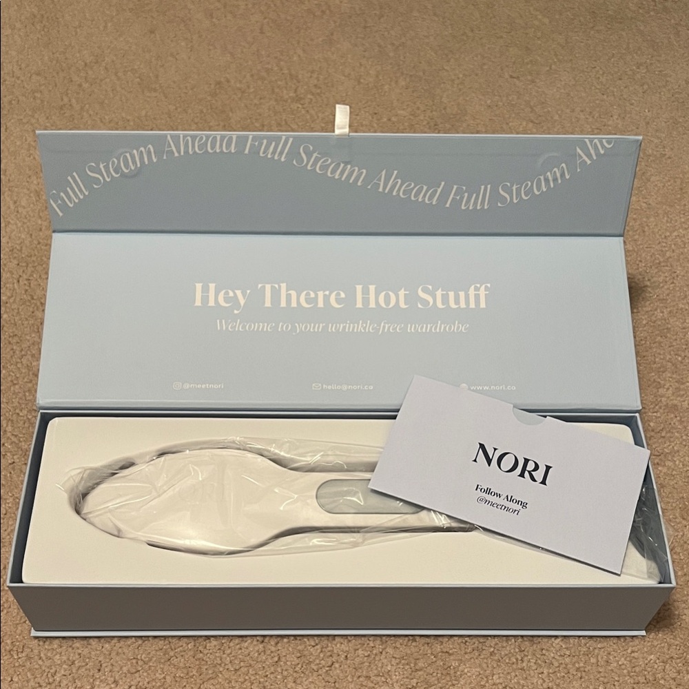 NORI White Handheld Steam Iron